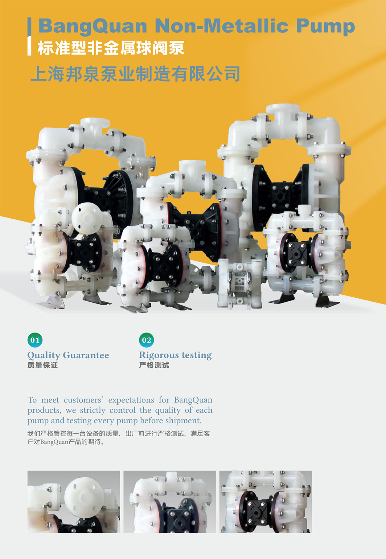 Non-metallic pneumatic diaphragm pump 非金屬氣動隔膜泵
